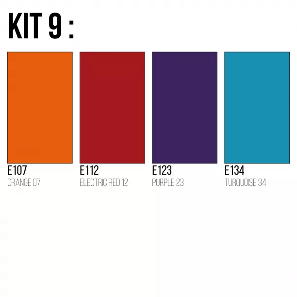 Kit FlexCut rollen (5 meter) inclusief kleuren