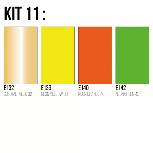 Kit FlexCut rollen (5 meter) inclusief Metallic / Neon