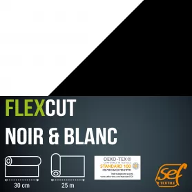 FlexCut Breedte 30 (Zwart/Wit)