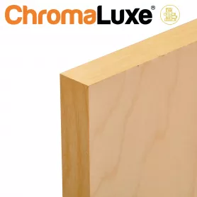 Plaat in hout Chromaluxe