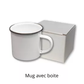 Set sublimeerbare geëmailleerde mokken AA 12oz/370ml