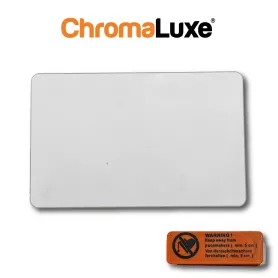 Set van 10 Chromaluxe aluminium badges met magnetische montageset