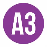 Eénkleurig A3