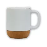 Mok met kurken bodem en plastic deksel - M19