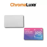 Set van 10 Chromaluxe aluminium badges met magnetische montageset